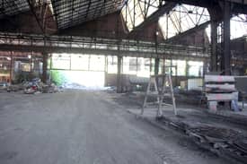 Inondation de l'ancienne usine de Bessèges