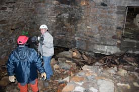 Inondation de l'ancienne usine de Bessèges