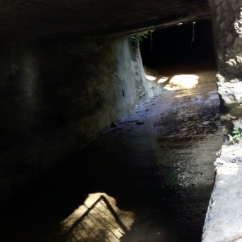 Ruisseau couvert de Lascous à Laval-Pradel